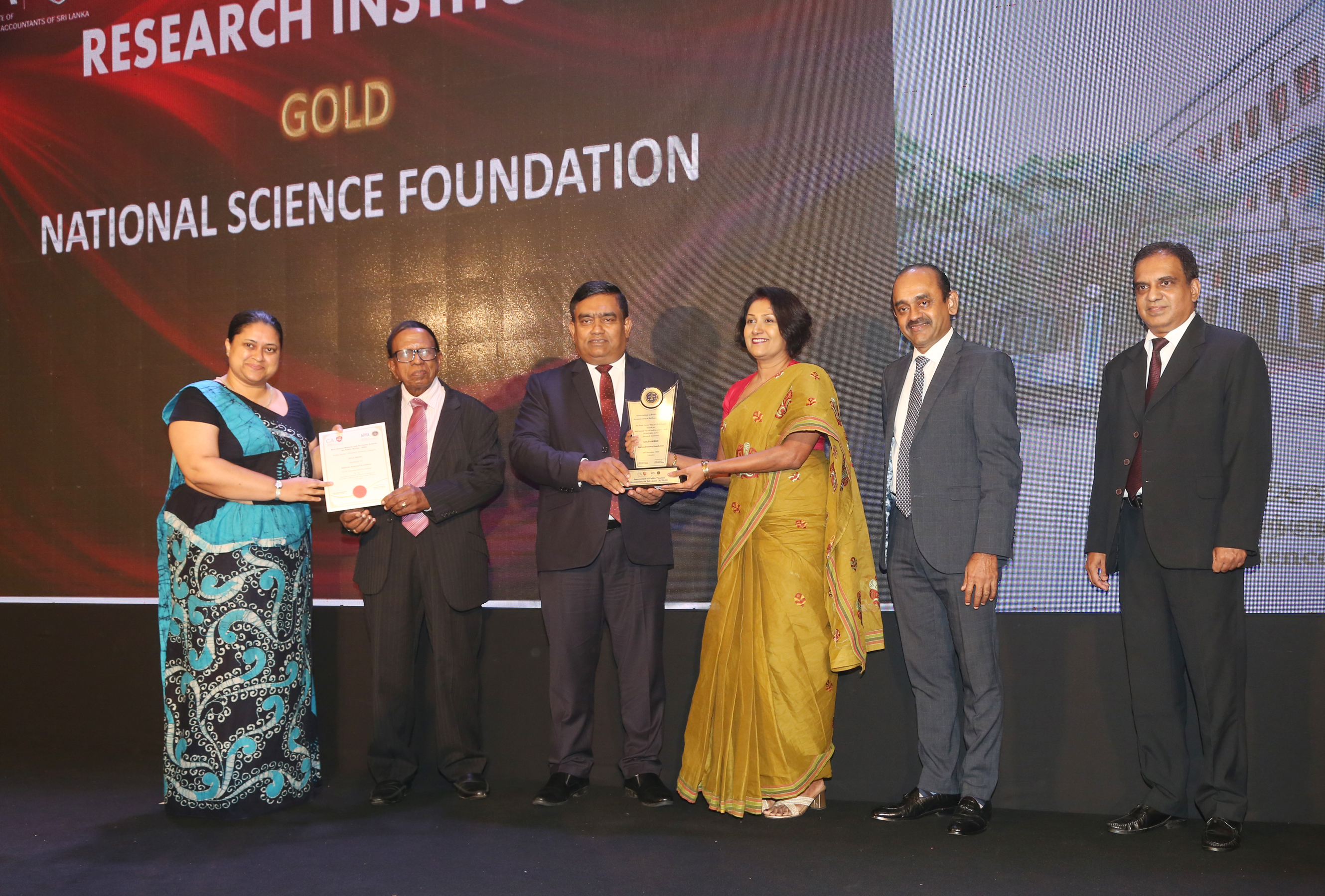 NSF wins the Gold Award at the Best Annual Reports & Accounts Awards Ceremony 2023