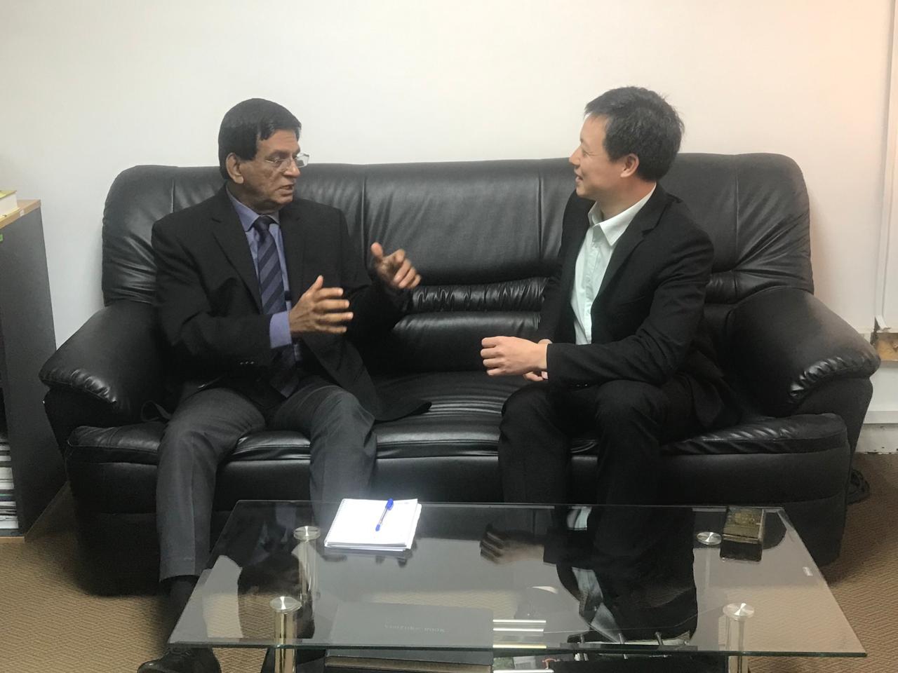 Dr. Jinglong Yao, Deputy Director, China - Sri Lanka Joint Center for Education & Research visits the National Science Foundation