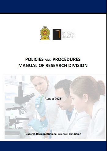 Manual of Research Divission